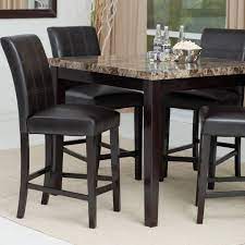 An unconventional choice that is gaining popularity, counter height dining room sets make mealtime fun and relaxed. Palazzo 5 Piece Counter Height Dining Set Www Hayneedle Com Dining Room Table Set Kitchen Table Settings Counter Height Dining Table Set