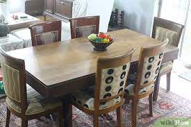 What about one that's covered with a sticky residue? How To Clean A Kitchen Table 12 Steps With Pictures Wikihow