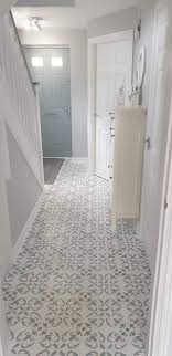 Check spelling or type a new query. From Dark And Dull To Stunning And Bright Frenchic Hall Way And Stairs Makeover Floor I Stenciled Floor Painting Laminate Floors Flooring