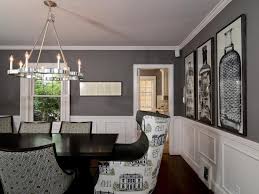 Black And Gray Dining Room Ideas 50 Trendy Gray Rooms Grey Dining Room Dining Room Wainscoting Black Dining Room
