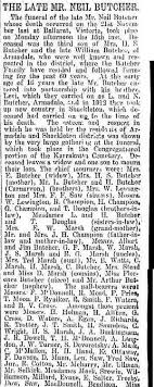 Neil Stanley Butcher (1889-1924)