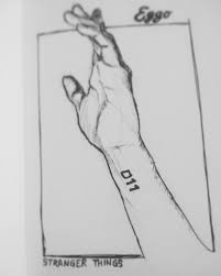 Shade a large circle within each eye to form the pupil. Bicirroja On Twitter 011 Sketch Sketchbook Doodle Drawing Strangerthings Strangerthings2 Eleven 011 Netflix Illustration Design Relax Eggos Hand Pen Cordoba Cordobaesp Bicirroja Https T Co 6xh5ueppk5