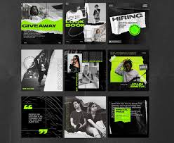Amassing over 800,000 followers on instagram, mike kus is a successful graphic designer who also has mad web development and photography skills. Instagram Feed For Streetwear Instagram Feed Bundle Streetwear Streetwear Instagram Marke Instagram Template Design Instagram Design Typography Poster Design