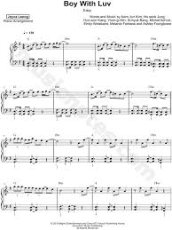 Download for free in pdf / midi format, or print directly from our site. Joyce Leong Boy With Luv Easy Sheet Music Piano Solo In E Minor Download Print Sku Mn0195727