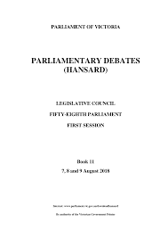 PARLIAMENTARY DEBATES (HANSARD)