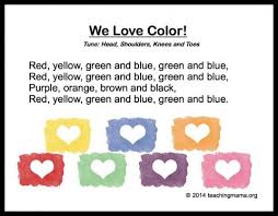 10 Preschool Songs About Colors Color Songs Color Songs Preschool Preschool Songs