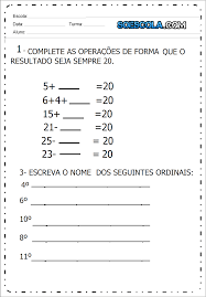 Problemas Com As Quatro Operacoes Matematicas