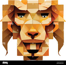 Lion portrait drawing hi-res stock photography and images