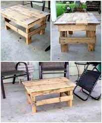 Enjoy another much accessible diy pallet coffee table design which is much gracious and cordial in appearance and goes multiple purposes. Pallet Coffee Table Mini Design Easy Pallet Ideas