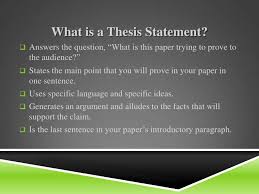 If the question is here is a list of thesis statement examples that will help you understand better how to write them. La Week 3 Thesis Statements