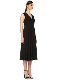 Beymen Collection Siyah Kadin Siyah V Yaka Dantelli Kolsuz Midi Abiyeelbise 589093 Beymen Moda Stilleri Siyah Kisa Elbise Elbise