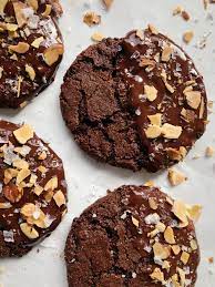 How To Make Salted Dark Chocolate Almond Milk Cookies With Toasted Almonds On The Feedfeed Almond Milk Recipes Almond Recipes Chocolate Almond Milk