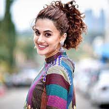 A Curly Haired Girl S Guide To Taking Care Of Temperamental Hair Taapsee Pannu Curly Hair Styles Curly Girl Hairstyles