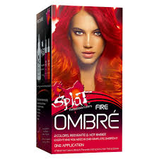 Splat Ombre Fire Hair Bleach And Color Kit 5 2 Fl Oz In 2020 Fire Hair Splat Ombre Bleached Hair