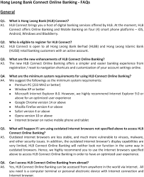 Hong leong connect was first rolled out in 2011, designed to cater to its core domestic market in malaysia, as well as other markets such as cambodia, china, hong kong, singapore and vietnam. Hong Leong Bank Connect Online Banking Faqs General Pdf Free Download