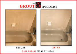 Let dry and then test its water resistance by dropping water onto the sealed grout. Best Ways To Keep Your Bathtub Looking Clean Tile Grout Cleaning Sealing Caulking Services For Denver