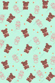 Free cute bear wallpapers and cute bear backgrounds for your computer desktop. Cartoon Cute Bear Wallpaper Print Ad Cartoon Background Cute Bear Background Image For Free Download