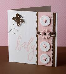 Some lovely ideas for you to create. Baby Buttons Cards Handmade Button Cards Card Craft