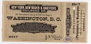 Blog Archive Middletown Manuscripts A History Through Bills Deeds And Tickets Train Tickets Train Birthday Invitations Lettering Design