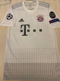 During the 1980's and 1990's, bayern munich wore a special away kit when facing fc kaiserslautern. Fc Bayern Munich 19 20 Away Kit Champions League Customisation Sports Sports Apparel On Carousell