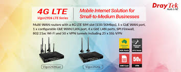 Mobile Internet Solution For Smb Draytek Vigor2926 Lte