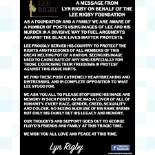 The act of vandalism took place sometime between tuesday night and wednesday morning. Mum Of Lee Rigby Hurt After His Name Used In Divisive Way Against Black Lives Matter Campaign Granada Itv News