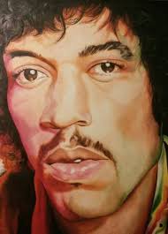 Portrait of Jimi Hendricks Painting by Timothe Winstead