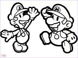Paper Mario And Luigi Coloring Page In 2020 Mario Coloring Pages Super Mario Coloring Pages Mario And Luigi