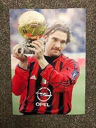 Here are details about the ballon d'or award, which was first awarded in 1956. Signed Andriy Shevchenko Ac Milan A4 Photo 2004 Ballon D Or Winner Ebay