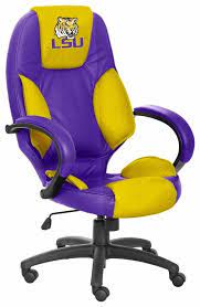 Louisiana State Tigers Leather Desk Office Executive Chair Leather Office Chair Dallas Cowboys Nfl Dallas Cowboys