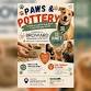 Paws & Pottery: Custom Dog Bowls and Pet Therapy Event