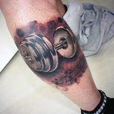 Top 41 Weightlifting Tattoo Ideas 2021 Inspiration Guide Fitness Tattoos Dumbbell Tattoo Tattoos