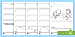 Design your own personalized note taking graphics for fun. Informational Writing Graphic Organizer Teacher Made
