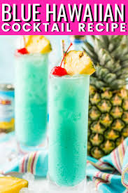 Ingredients blue curaçao, ½ fl. Blue Hawaiian Cocktail Recipe Sugar And Soul Co