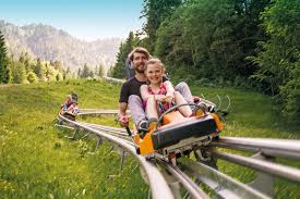 Coastersleep twin/full bed frame black. Alpine Coaster Oberammergau Oberammergau