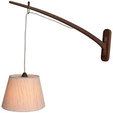 J T Kalmar Dornstab Teak Swing Arm Wall Lamp Austria 1950s For Sale At 1stdibs