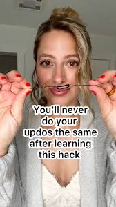 One of my favorite hair hacks! #updo #easyupdo #hairhack #updotutorial