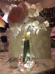 Everything Purchased At Michael S Floral Bouquet Erlenmeyer Flask During Halloween Fairy Lights And Deco Decorative Pebbles Floral Bouquets Fairy Lights