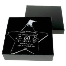60th anniversary gift ideas for them. Diamond Anniversary Gift Personalised 60th Anniversary Gift 60th Wedding Anniversary Gifts 60th Anniversary Star Amazon Co Uk Office Products