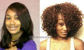 The natural texture coming through at the roots looks drastically different from permed hair, and you may be tempted to perm your edges so your hair will lay down neatly. From Relaxed To Natural Moknowshair