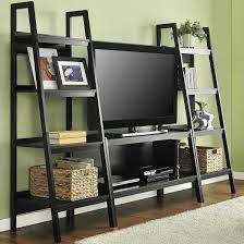 Before you get started, consider your home entertainment preferences. Ladder Tv Stand And Bookcase Open Shelves Set