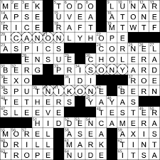 Maybe you would like to learn more about one of these? 0206 17 New York Times Crossword Answers 6 Feb 17 Monday Nyxcrossword Com