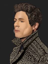 Thought I'd share….a recent portrait I done of James 🥰 be kind…a few years  ago, I drew like a complete toddler 😂 and have been slowly learning and  putting in a lot