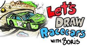 How to draw a nascar all star race car with underglow and special number placement! Howto Draw Talladega Superspeedway And A Wrecked Racecar Youtube
