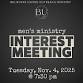Believers United Men's Ministry Interest Meeting event image