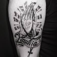 If on the wrist, you can supplement your tattoo design with a bold cross design which will enhance the look of the simplistic tattoo design and your faith in the religion. 65 Images Of Praying Hands Tattoos Way To God