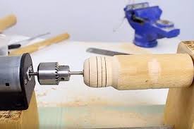 When turning a block of wood into a spindle, there is no end to the creativity that's possible, but no matter how elaborate the final shape, these profiles usually consist of. Picture Of Make A Diy Mini Lathe At Home Yourself Wood Lathe Wood Turning Lathe Wood Turning