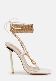 Sandals can complement almost any outfit and can instantly put a new twist on your favorite look. Heeled Sandals Strappy Barely There Sandals Missguided