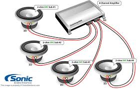 Dc audio level 1 10 2 ohm dual voice coil subwoofer 300 rms 600 watt new dvc. Dvc 4 Ohm Dual Voice Coil Wiring Diagram Doctor Heck