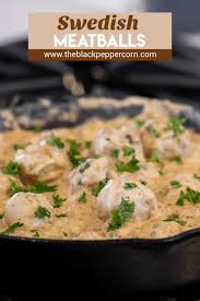 Make Classic Swedish Meatballs With Cream Of Mushroom Soup Milk And Sour Cre In 2020 Swedish Meatball Recipes Recipe With Cream Of Mushroom Soup Mushroom Soup Recipes